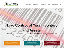 Tablet Screenshot of panatrack.com